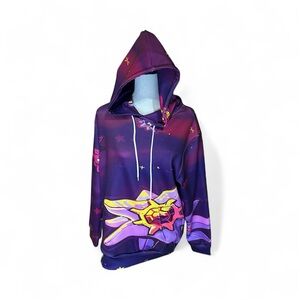 Pokemon Purple and Pink Women's Sweater